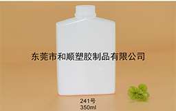 HDPE保健品塑料防盗方瓶241号350cc