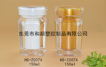 150ml片剂保健品高透方瓶 HS-Z0074