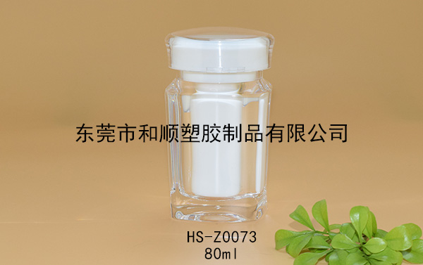 80ml片剂保健品高透方瓶 HS-Z0073