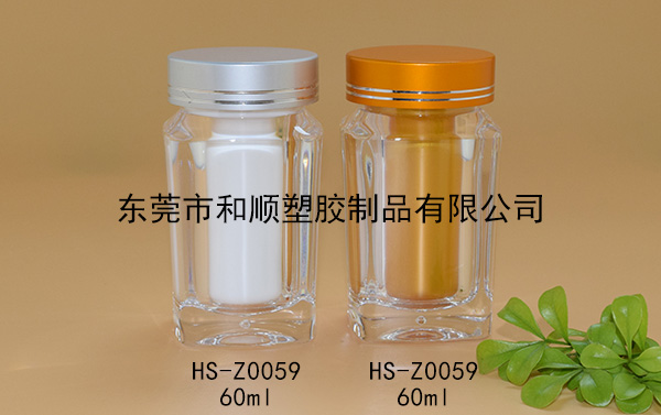 60ml片剂保健品高透方瓶B HS-Z0059